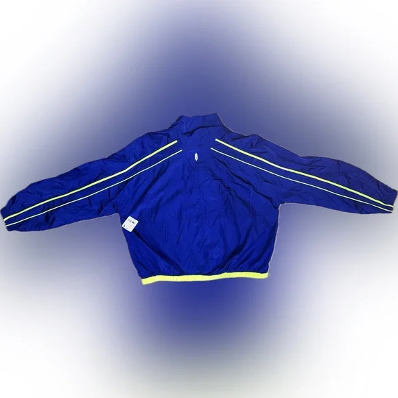 NWT FP Movement SZ L royal blue/lime dual direction, zip front jacket w/… - Picture 2 of 4
